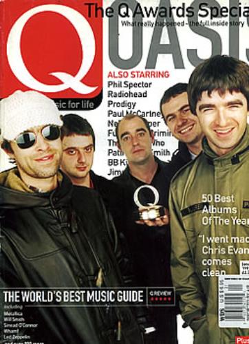 Oasis Q Magazine - January 1998 UK magazine (296874)
